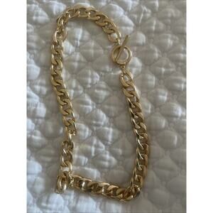 House of Harlow 1960 Gold statement Necklace 18 Inches NWOT New